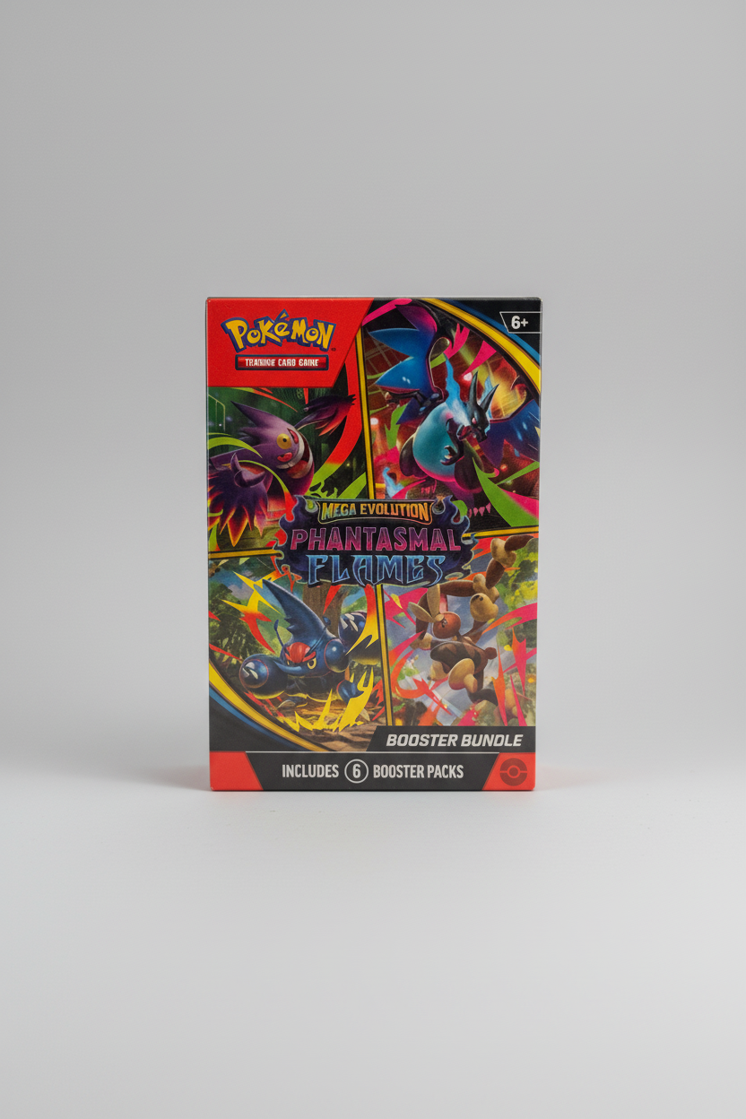 Pokemon Mega Evolution | Phantasmal Flames Booster Bundle | English